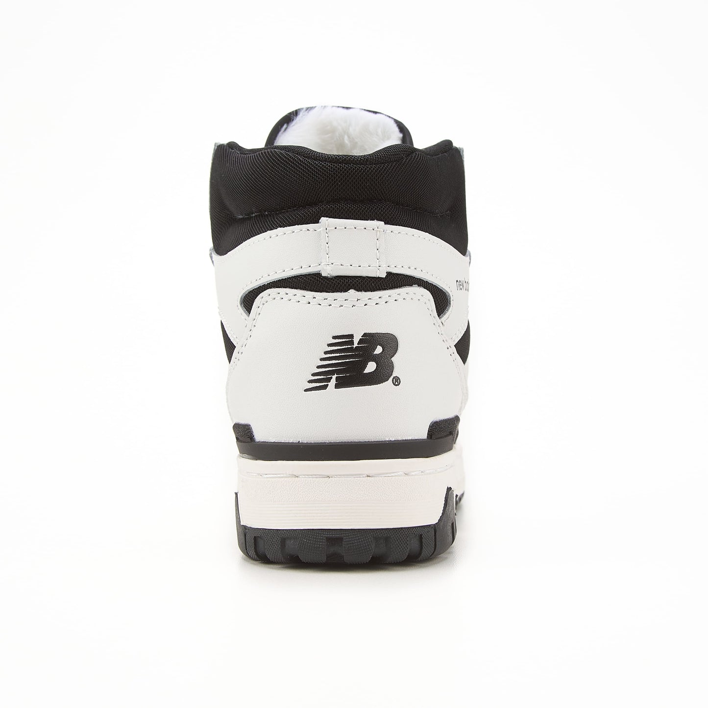 New Balance 650 Hight White Black Fur