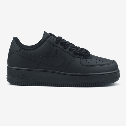 Nike Air Force 1 Low Black Rope Laces