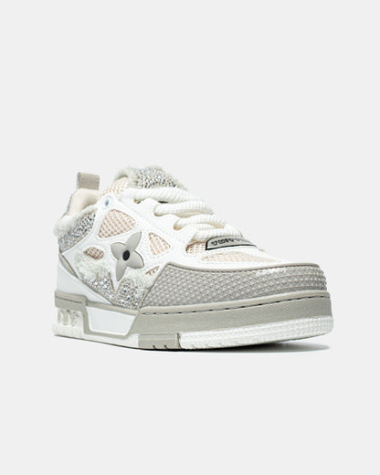 Louis Vuitton 1854 Trainer Grey White Swarovski Monogram