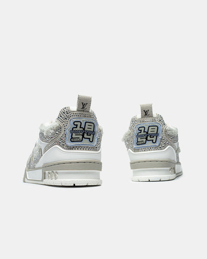 Louis Vuitton 1854 Trainer Grey White Swarovski Monogram
