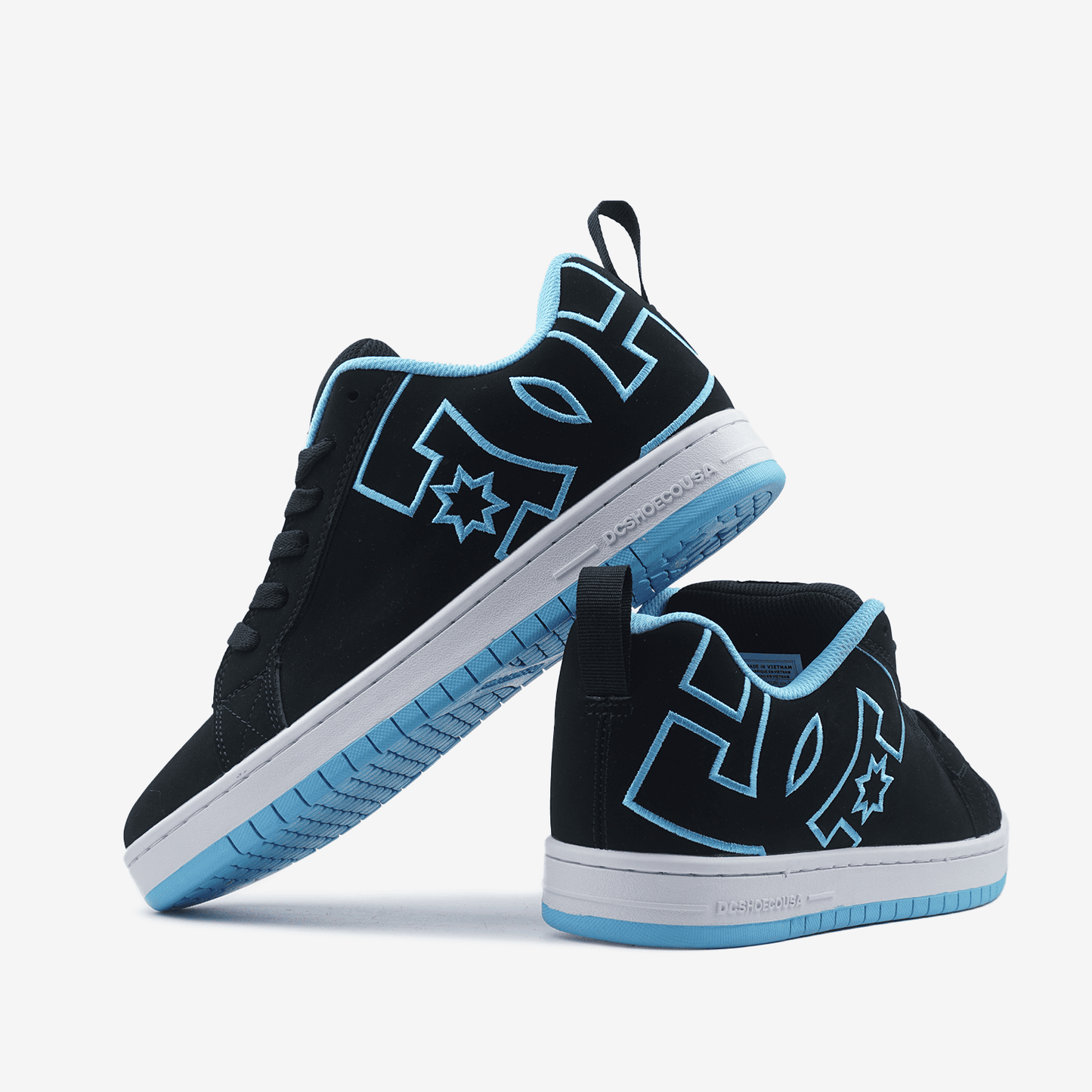 DC Court Graffik Black Blue