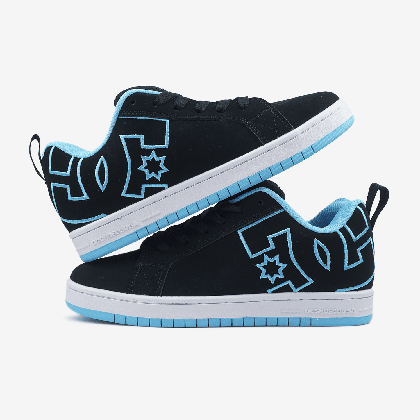 DC Court Graffik Black Blue