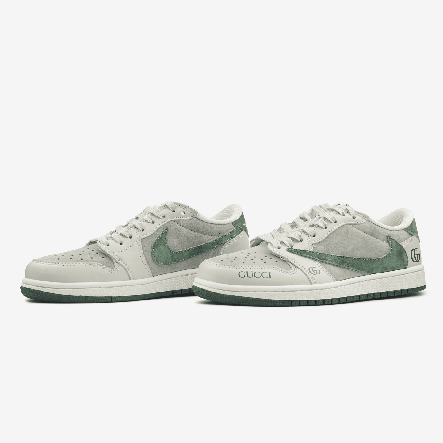 Nike Air Jorgan 1 Low x Travis Scott x Gucci Green Beige