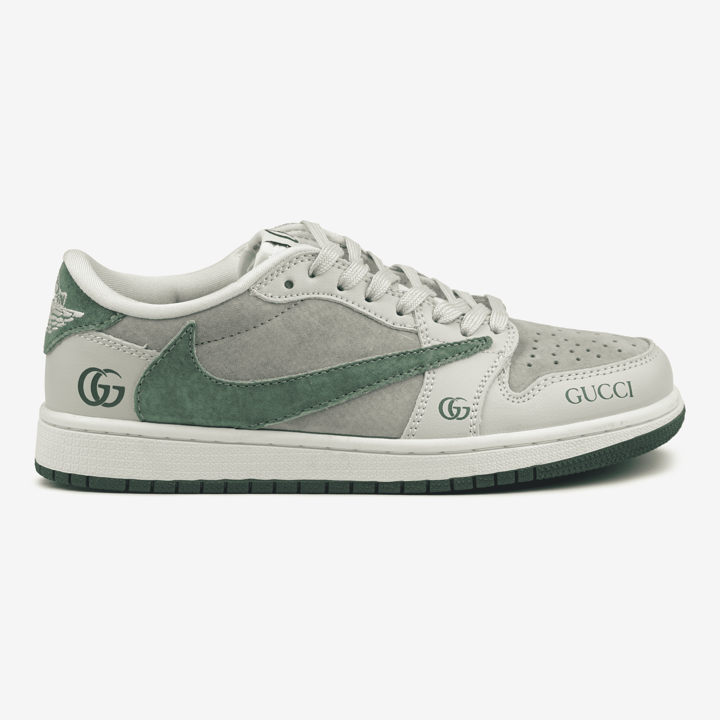 Nike Air Jorgan 1 Low x Travis Scott x Gucci Green Beige