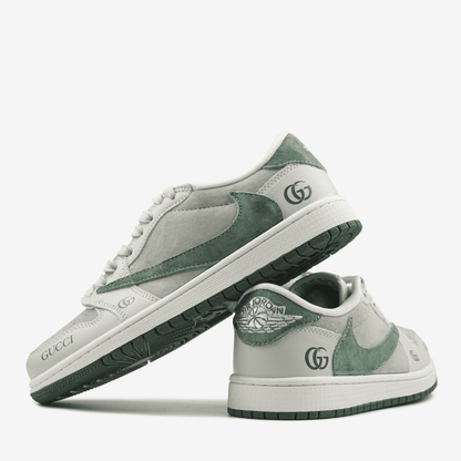 Nike Air Jorgan 1 Low x Travis Scott x Gucci Green Beige