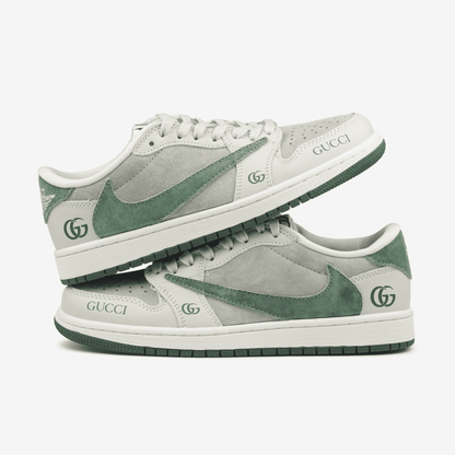 Nike Air Jorgan 1 Low x Travis Scott x Gucci Green Beige