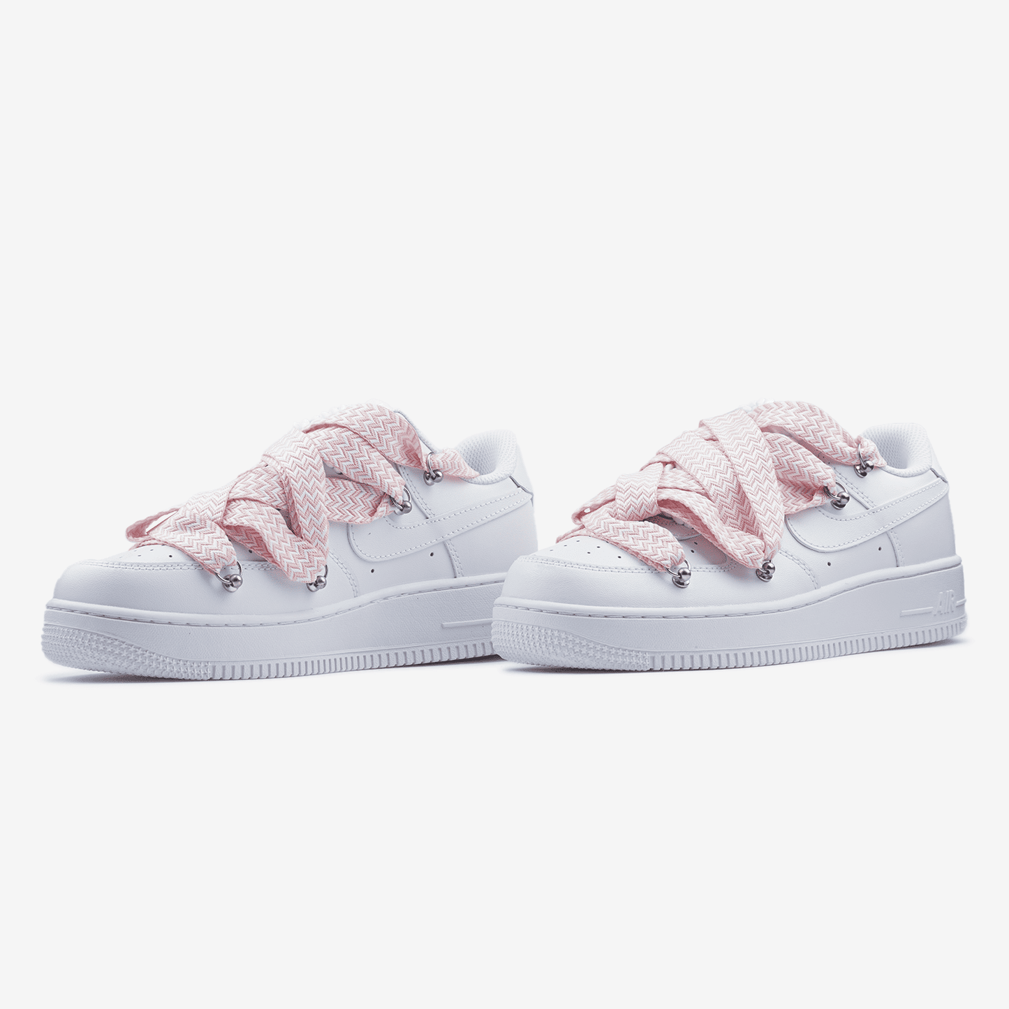 Nike Air Force 1 Low Custom Lanvin Laces Pink
