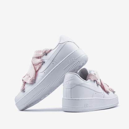 Nike Air Force 1 Low Custom Lanvin Laces Pink