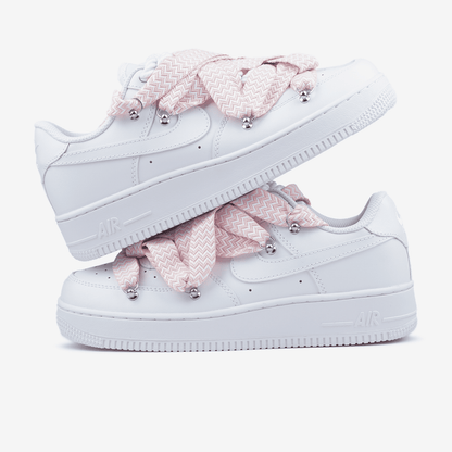 Nike Air Force 1 Low Custom Lanvin Laces Pink