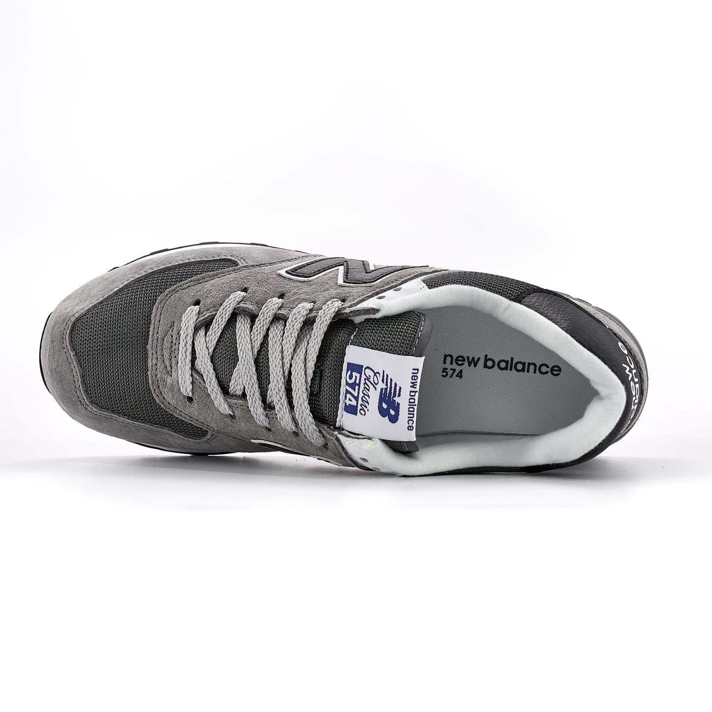 New Balance 574 Grey White Black