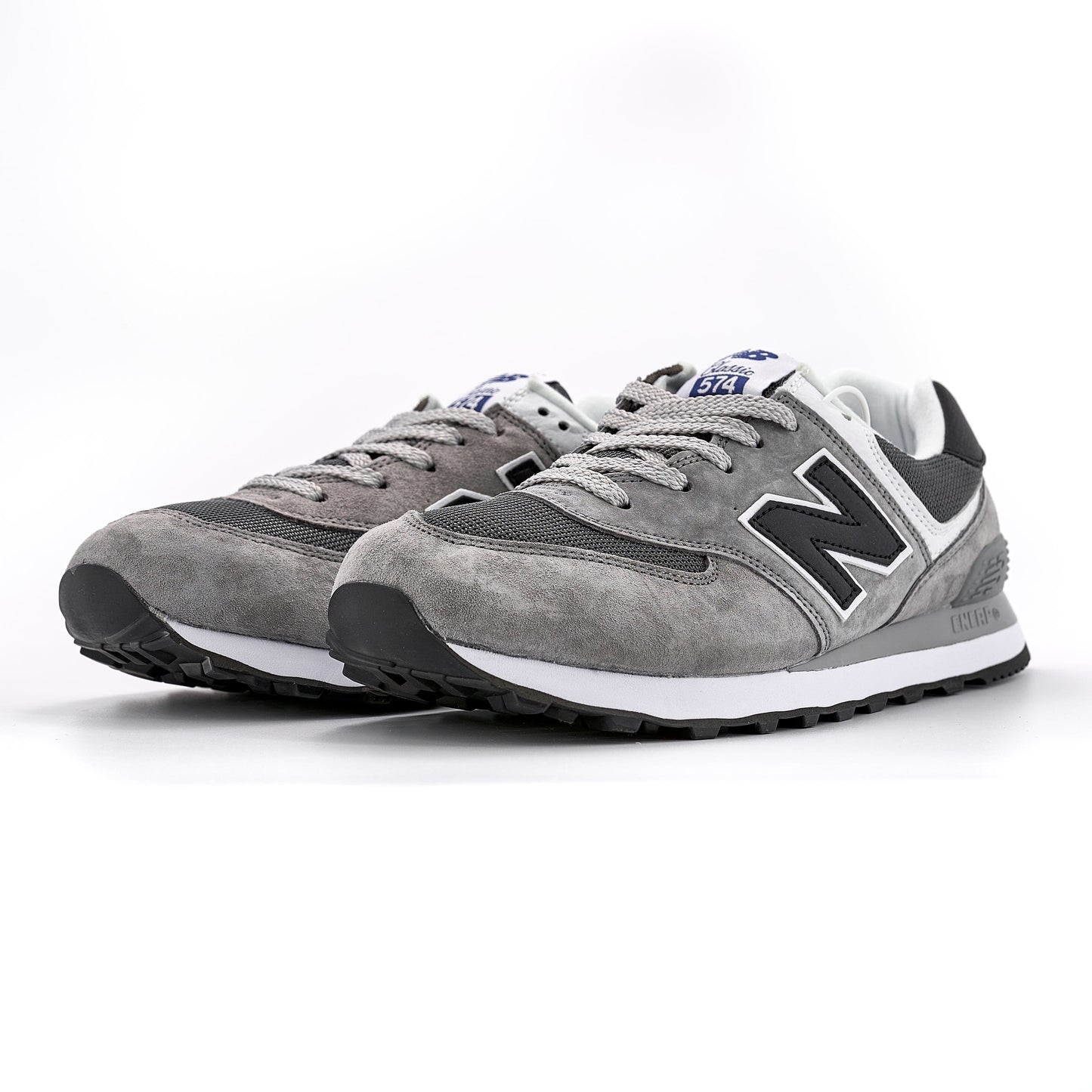 New Balance 574 Grey White Black