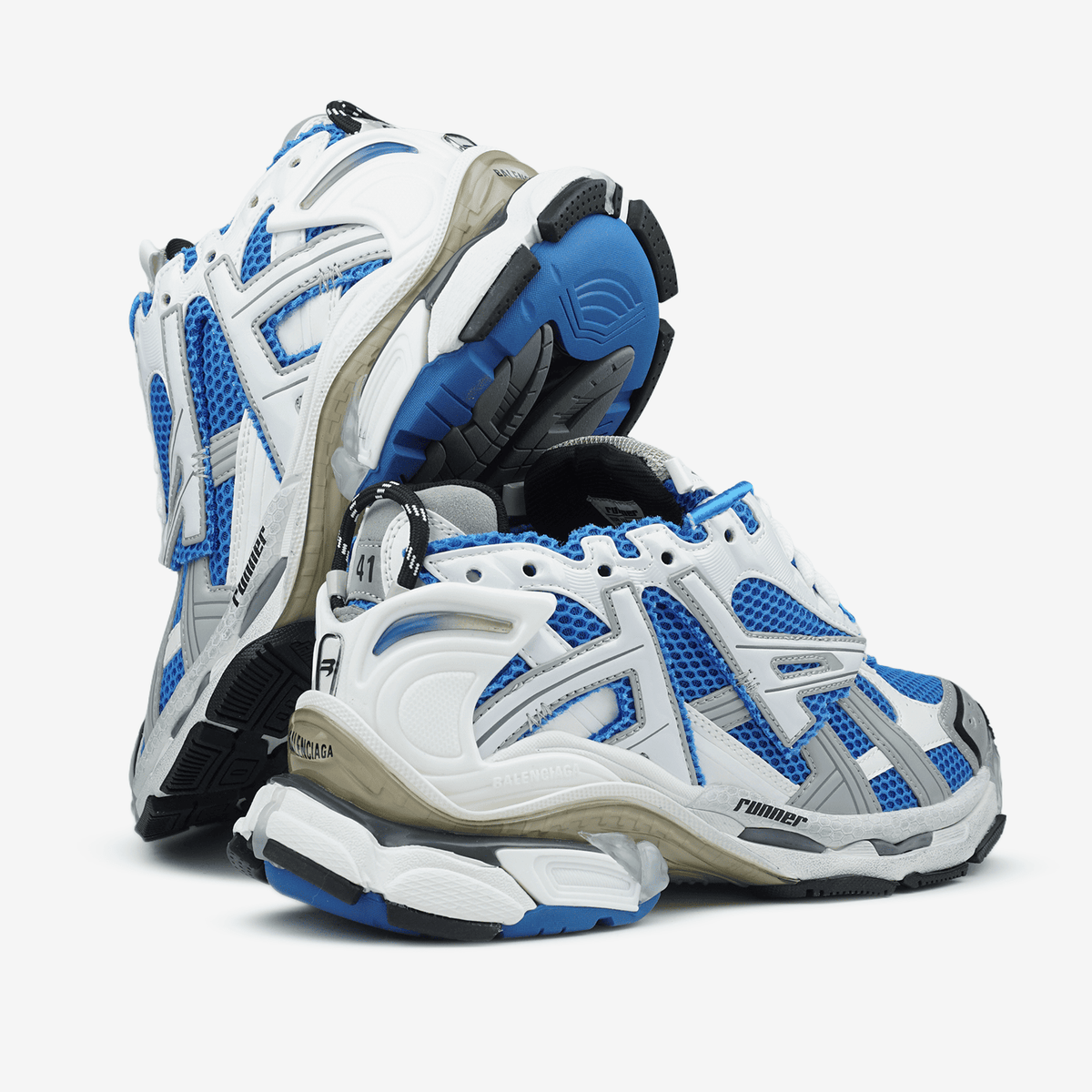 Balenciaga Runner White Blue
