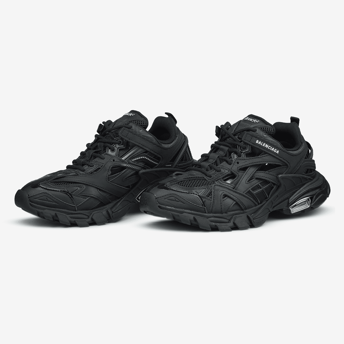 Balenciaga Track 2 Total Black Gold