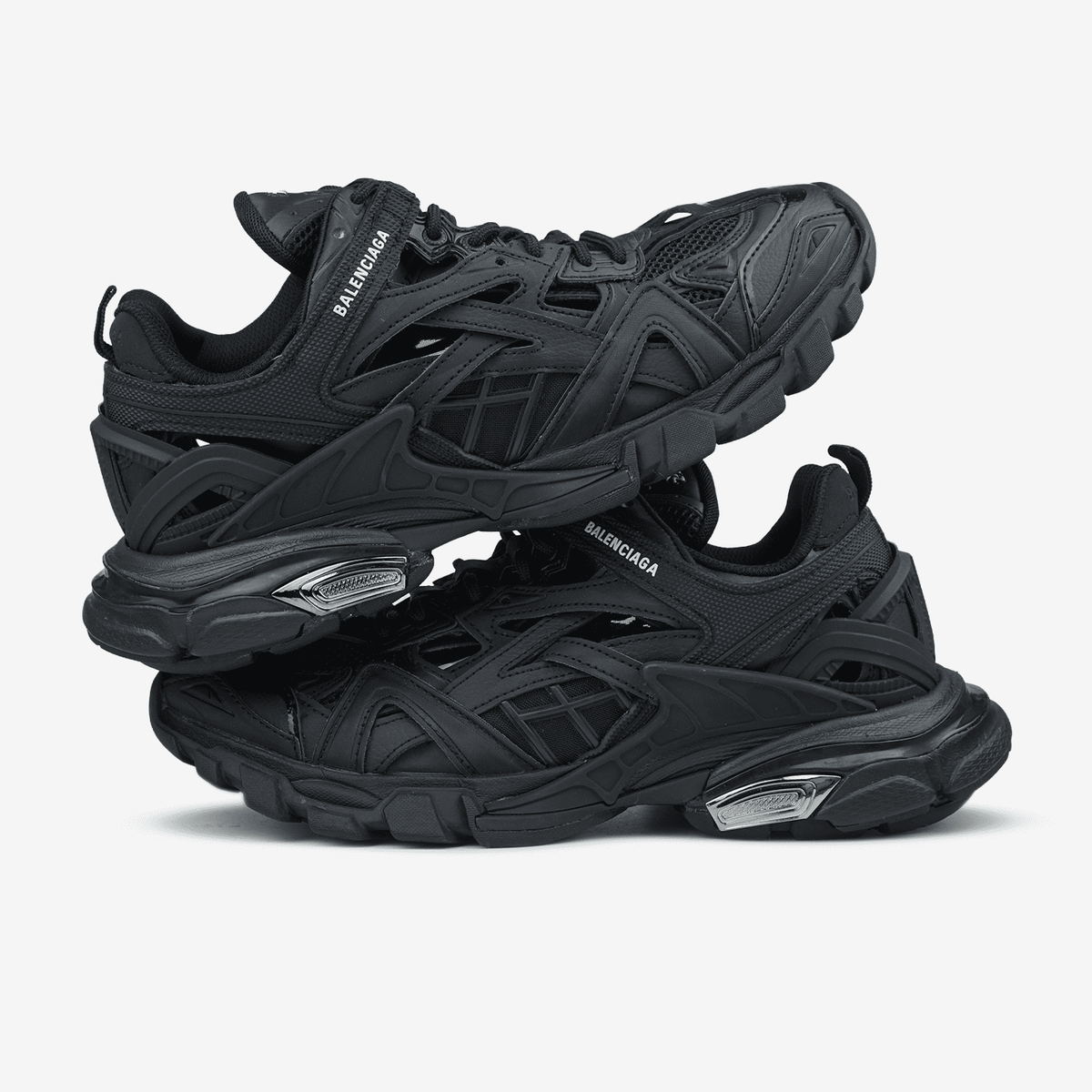 Balenciaga Track 2 Total Black Gold