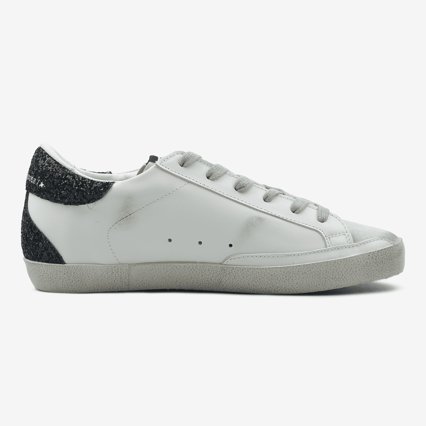 Golden Goose Superstar Glitter Star Silver