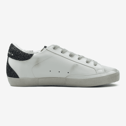 Golden Goose Superstar Glitter Star Silver