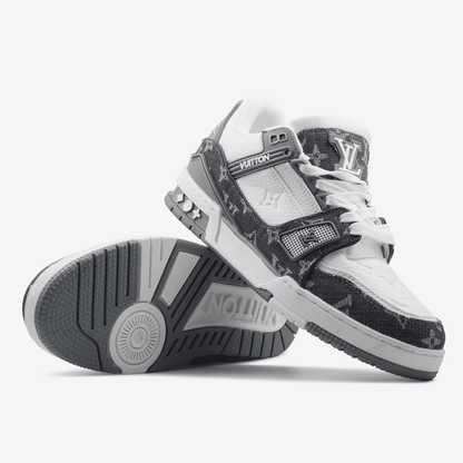 Louis Vuitton Trainer Grey White