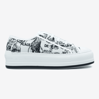 Dior Walk’n Platform Sneaker White Black