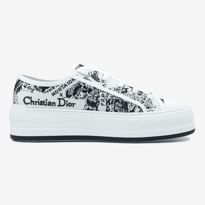 Dior Walk’n Platform Sneaker White Black