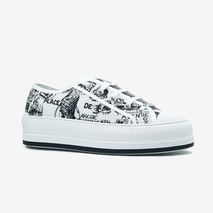 Dior Walk’n Platform Sneaker White Black