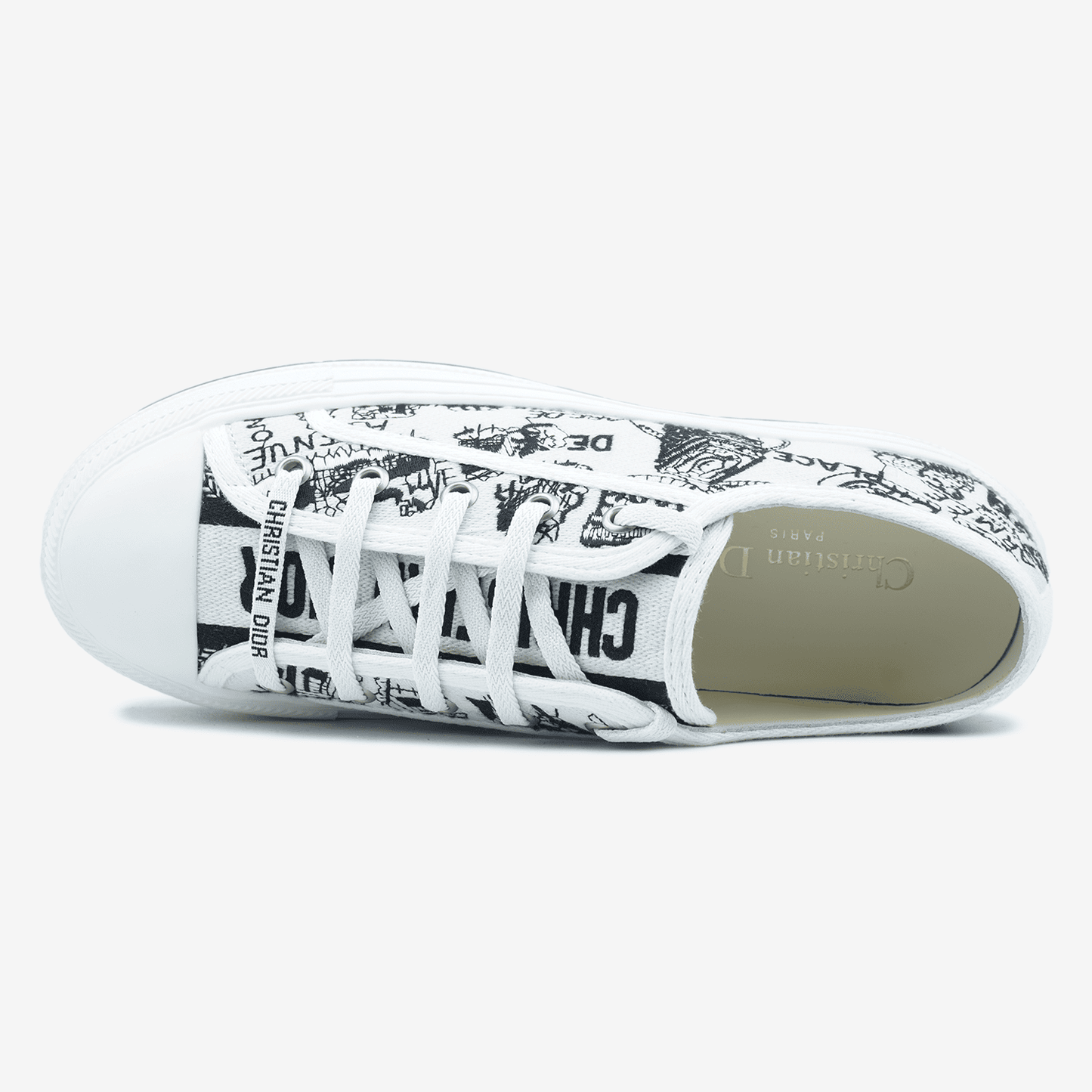 Dior Walk’n Platform Sneaker White Black