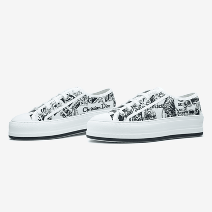 Dior Walk’n Platform Sneaker White Black
