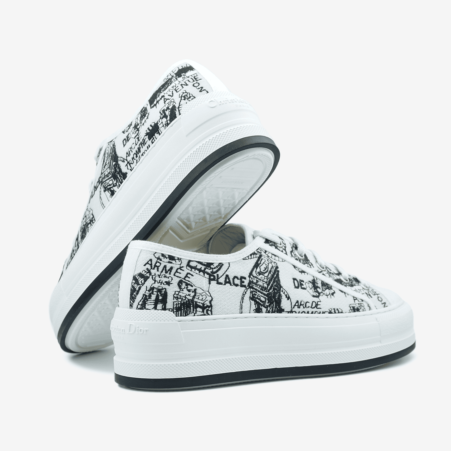 Dior Walk’n Platform Sneaker White Black