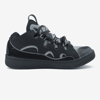Lanvin Curb Sneakers Black Grey Reflective