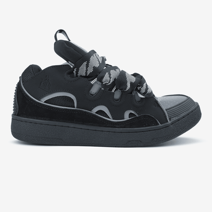 Lanvin Curb Sneakers Black Grey Reflective