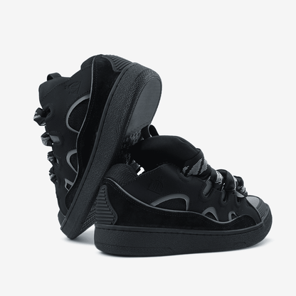 Lanvin Curb Sneakers Black Grey Reflective