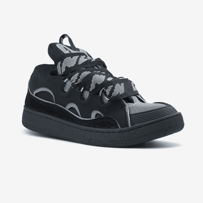 Lanvin Curb Sneakers Black Grey Reflective