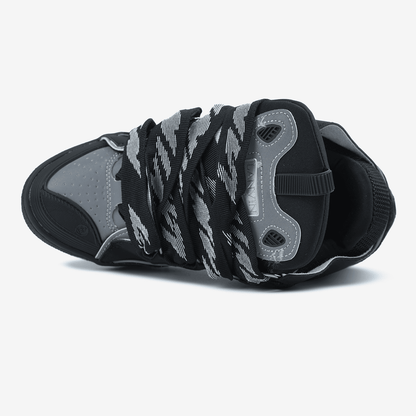 Lanvin Curb Sneakers Black Grey Reflective