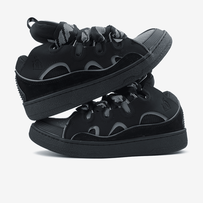 Lanvin Curb Sneakers Black Grey Reflective
