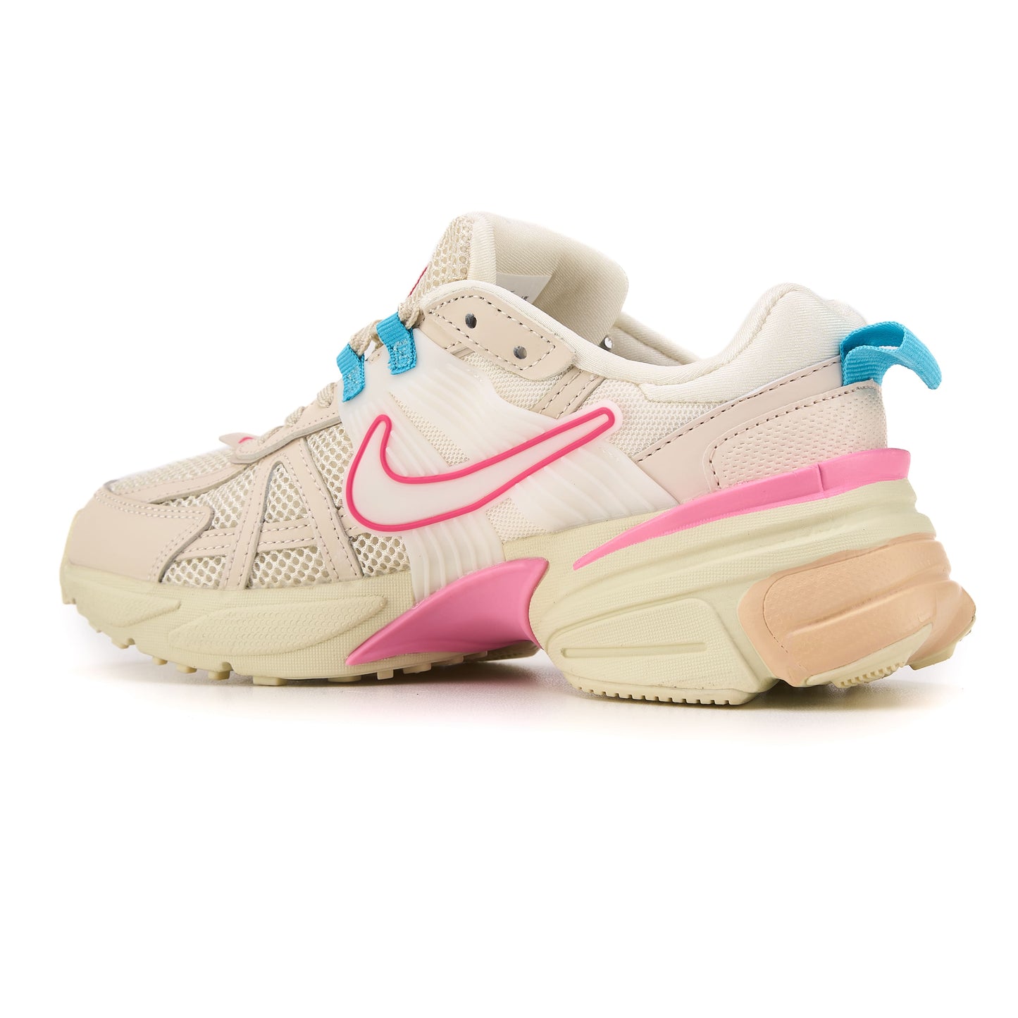 Nike V2K Runtekk Beige Pink Blue