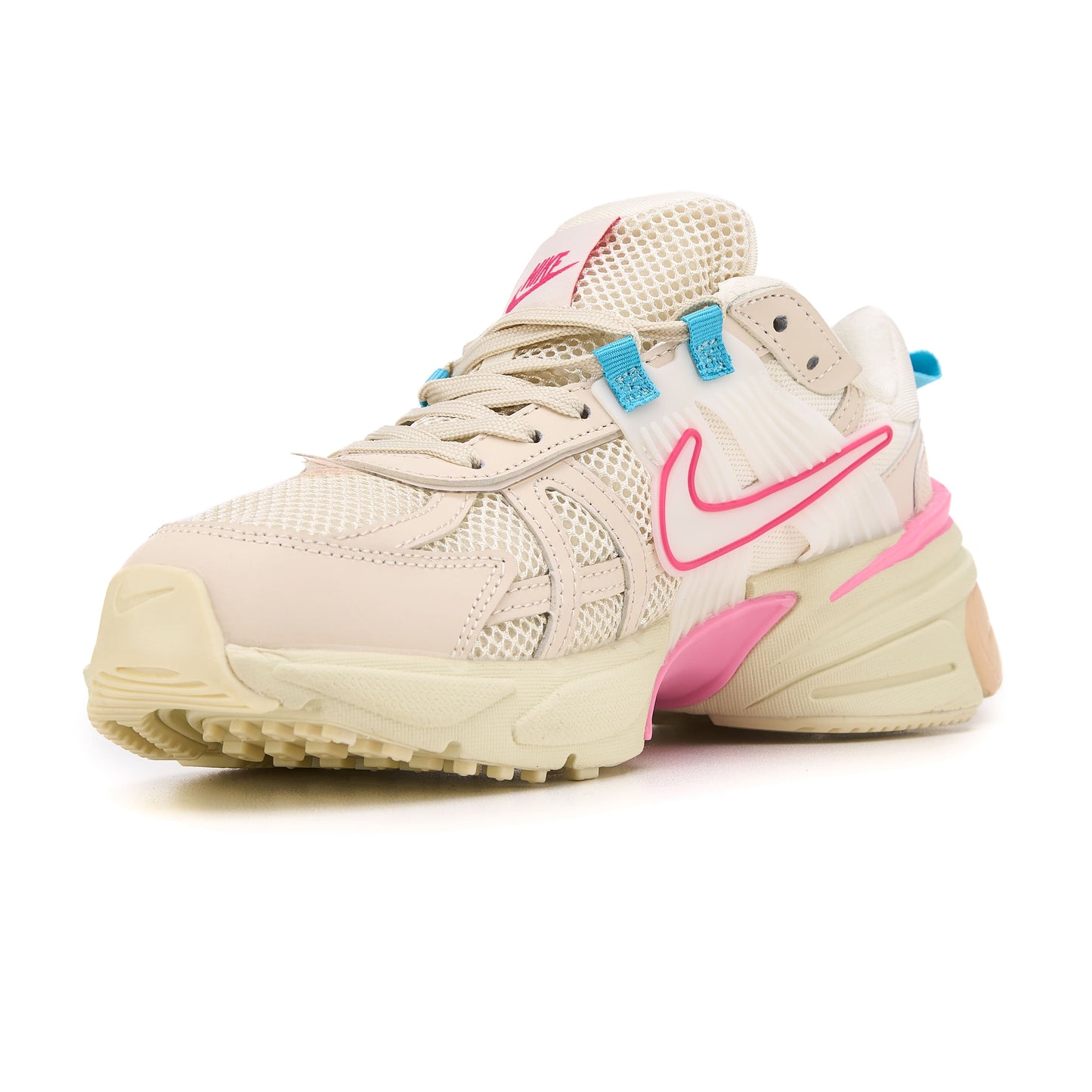 Nike V2K Runtekk Beige Pink Blue