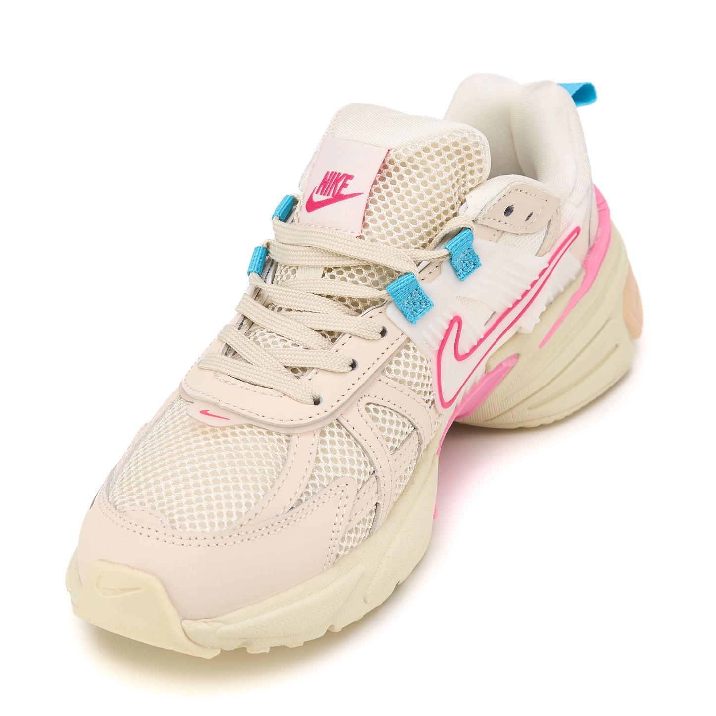 Nike V2K Runtekk Beige Pink Blue