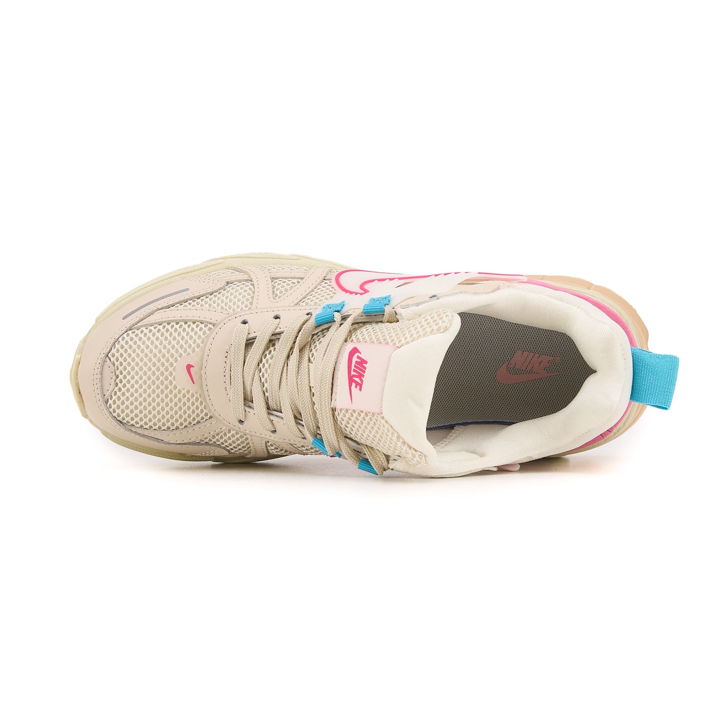 Nike V2K Runtekk Beige Pink Blue