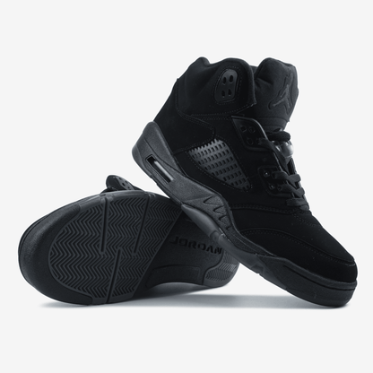 Nike Air Jordan 5 Black Dark Blue Gum