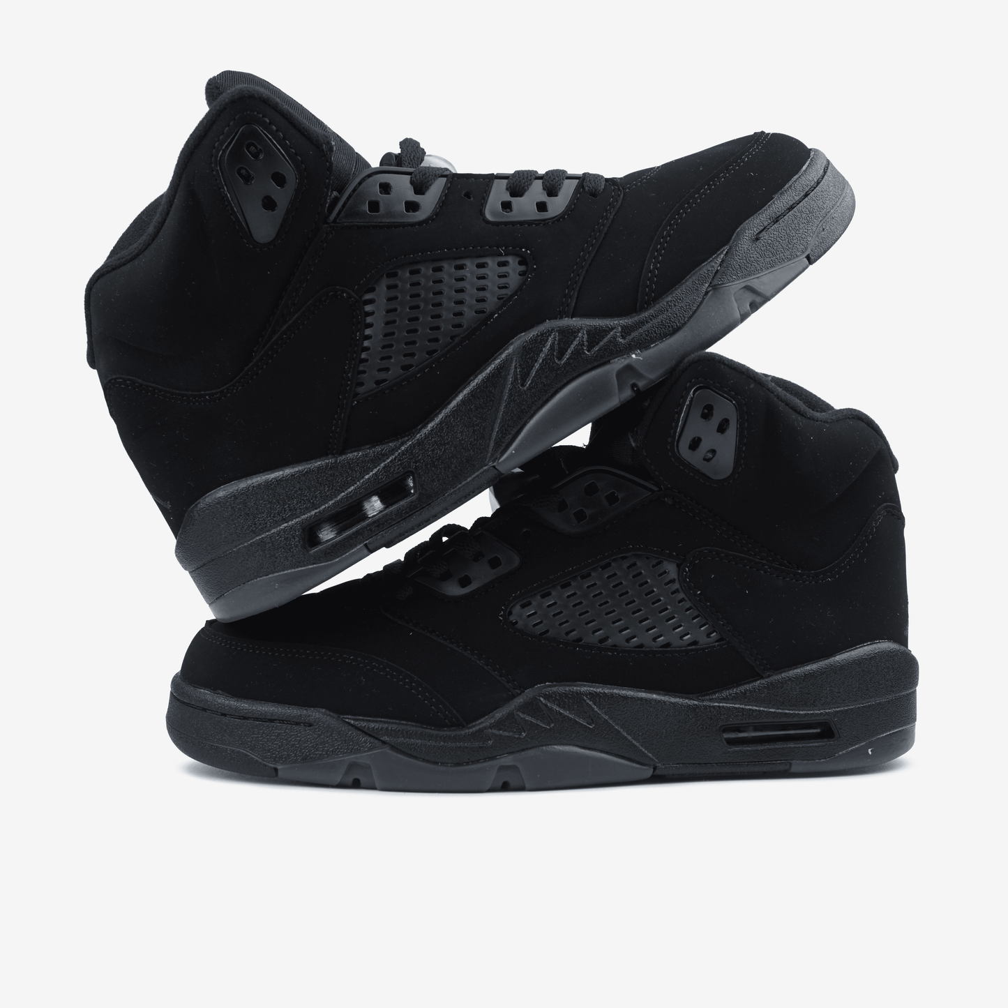 Nike Air Jordan 5 Black Dark Blue Gum