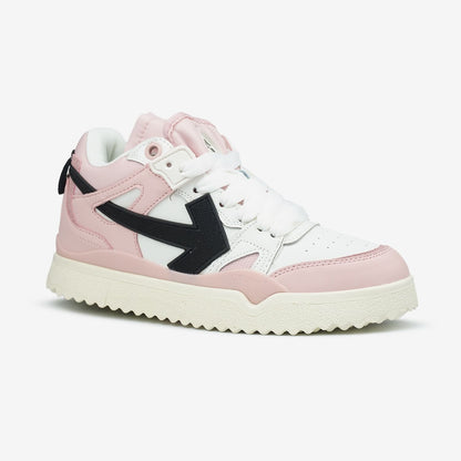 Off-White Sponge Mid Top Pink White