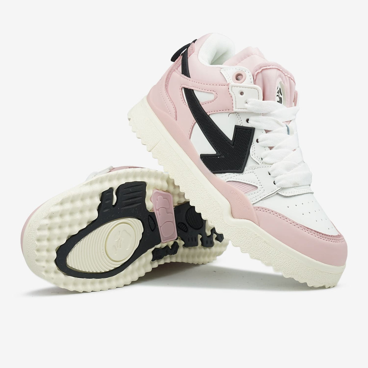 Off-White Sponge Mid Top Pink White