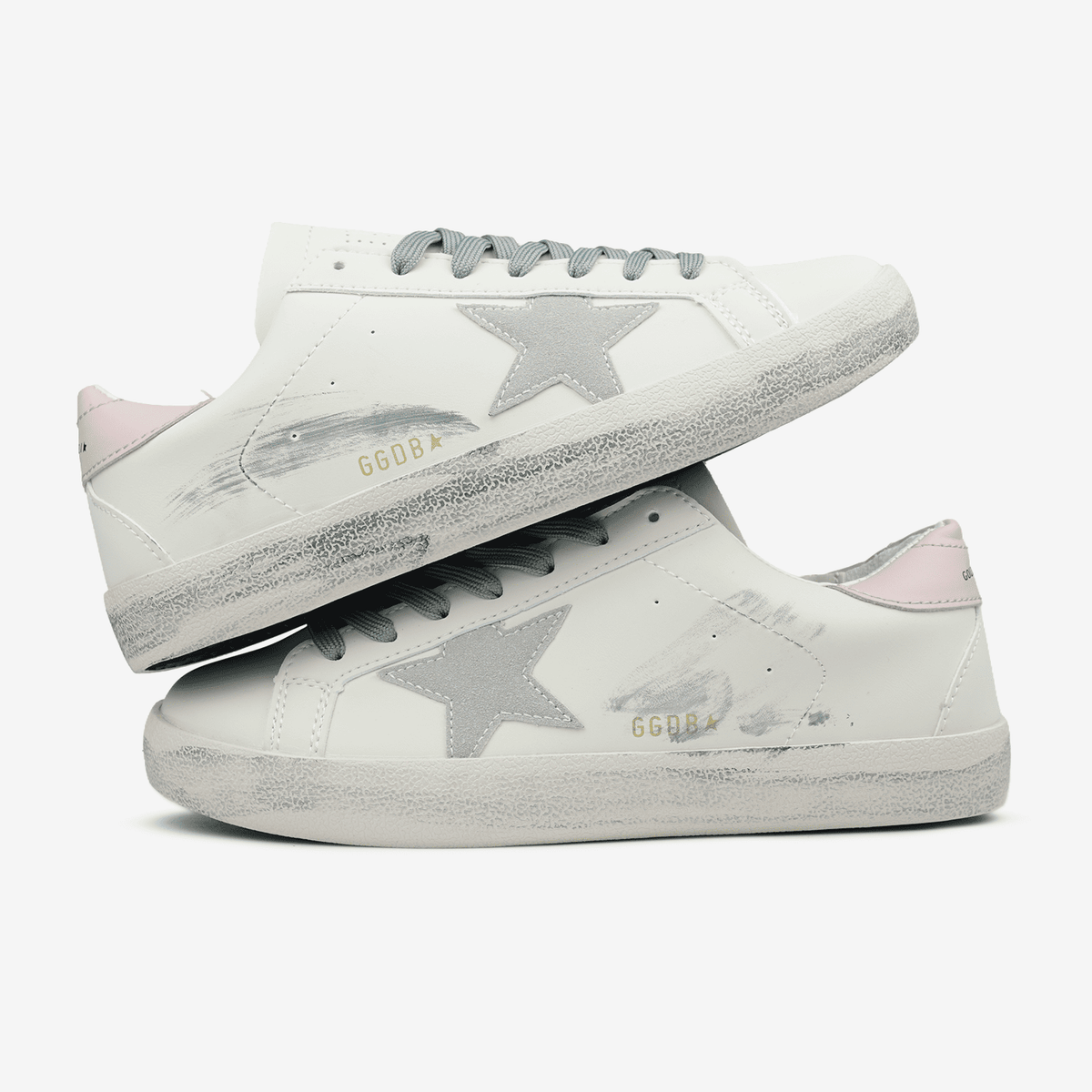 Golden Goose Superstar Cream Grey Star