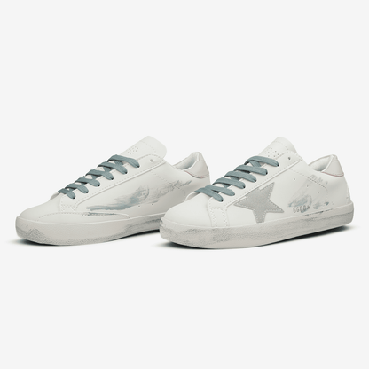 Golden Goose Superstar Cream Grey Star