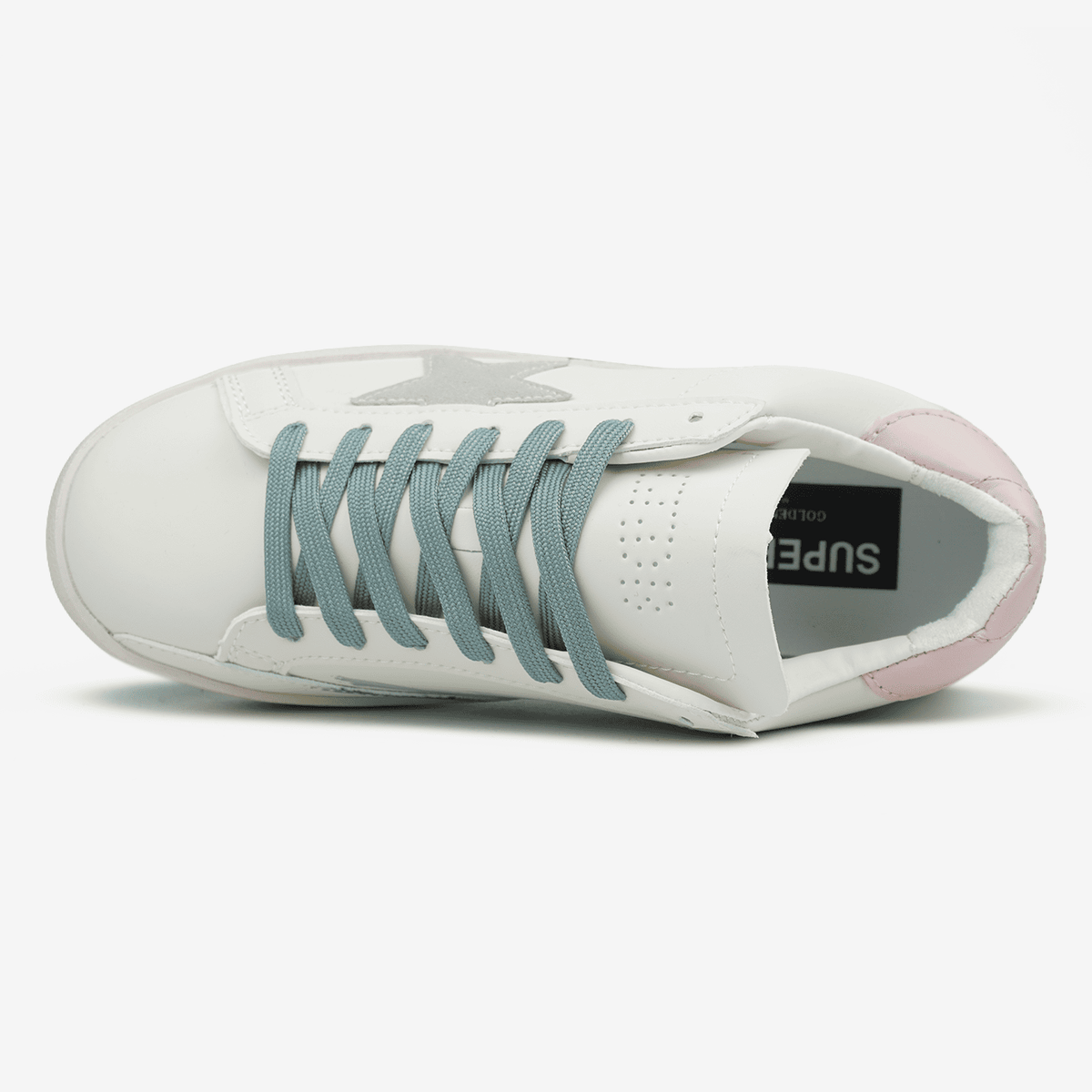 Golden Goose Superstar Cream Grey Star