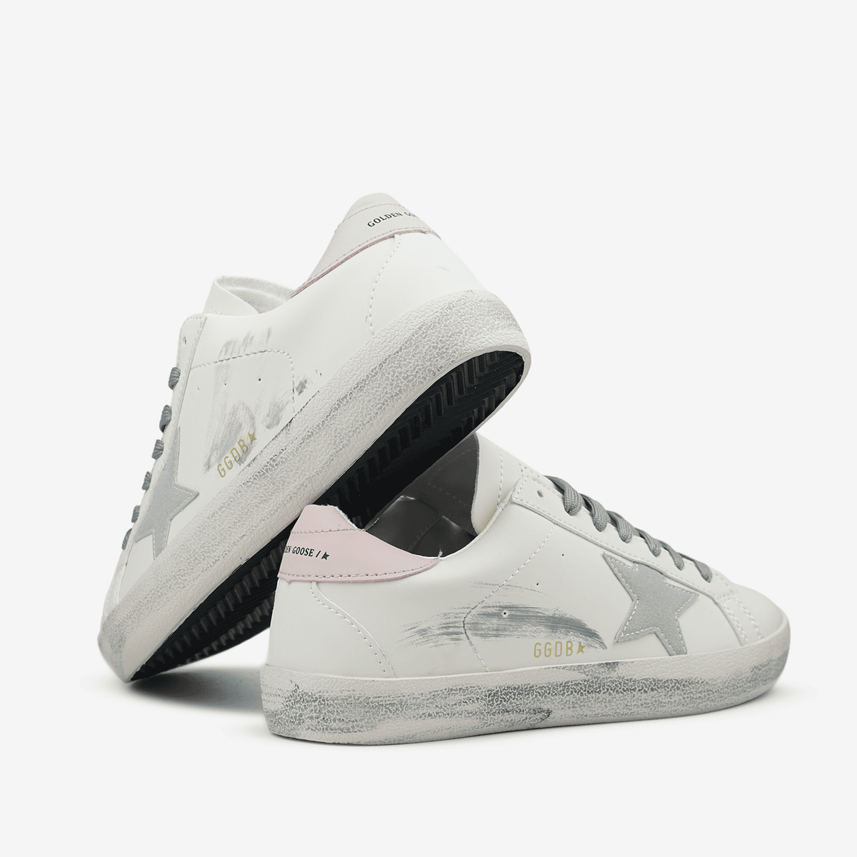 Golden Goose Superstar Cream Grey Star