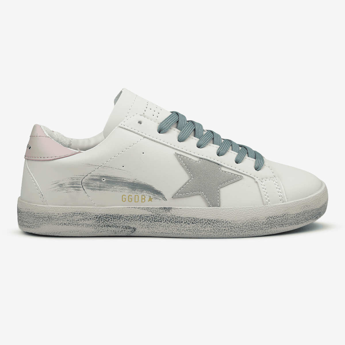 Golden Goose Superstar Cream Grey Star