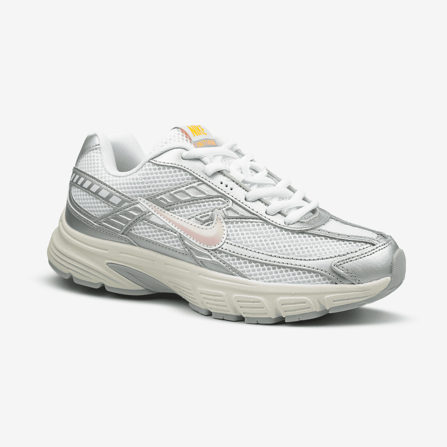 Nike Initiator Silver Beige Pink Swoosh