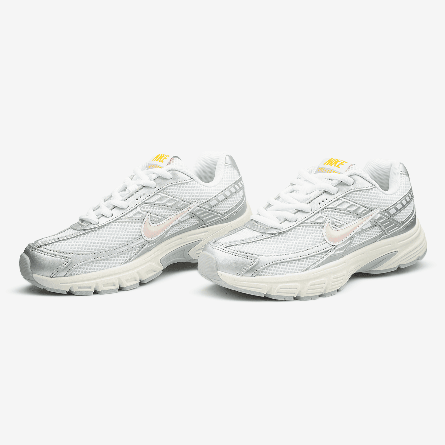 Nike Initiator Silver Beige Pink Swoosh