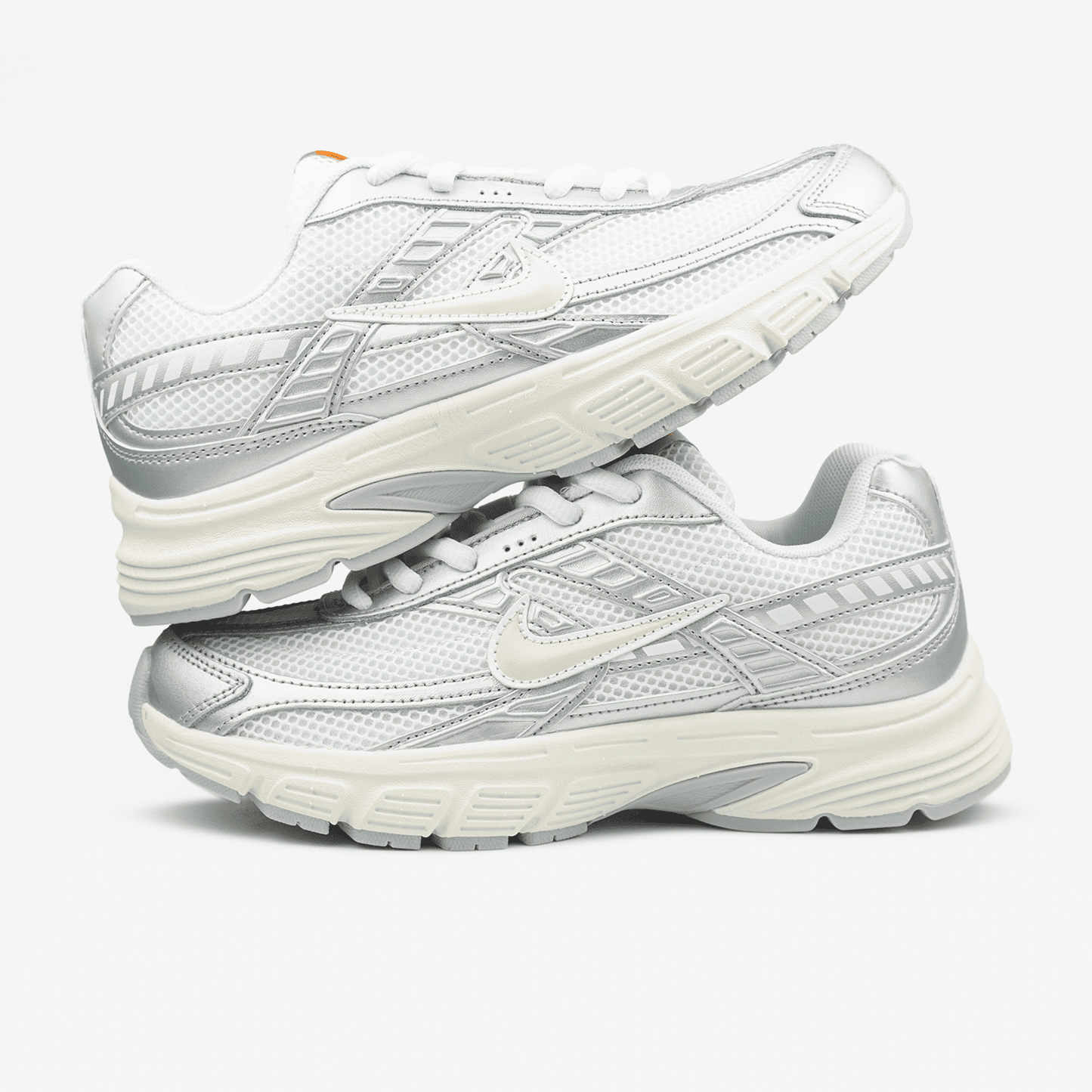 Nike Initiator Silver Beige Pink Swoosh