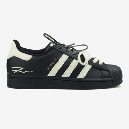Adidas Superstar Custom Laces Black Yellow